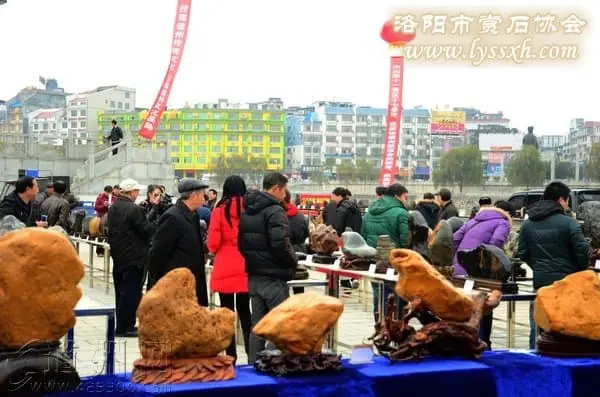 湖南道縣舉辦了首屆奇石書法展