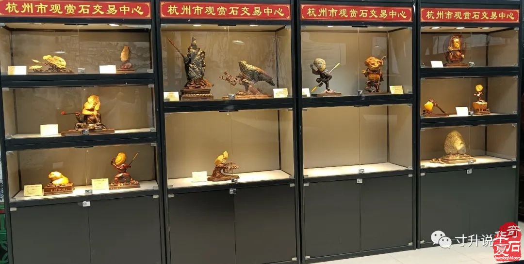 “展臺搭好、橫幅掛上、鑼鼓敲響”，杭州第四屆賞石展萬事俱備只等您光臨