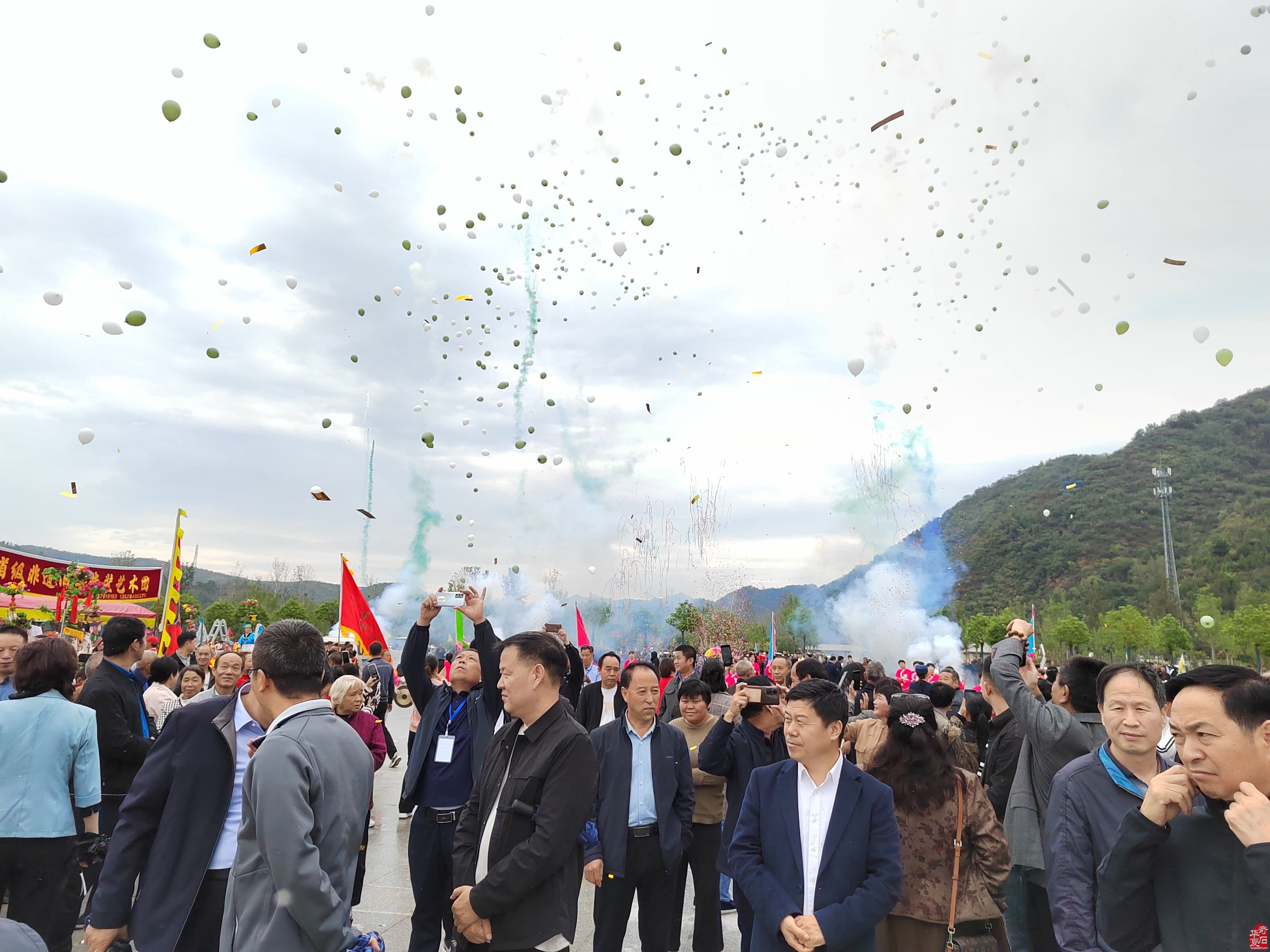 嵩縣第八屆盆景展暨舊縣鎮伏牛山奇石蘭花藝術節盛大開幕