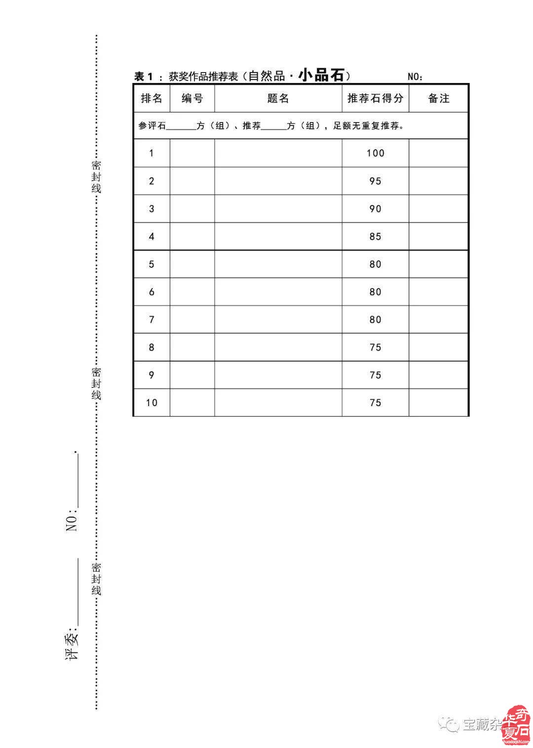 石展賞石作品評獎辦法之創新（圖）